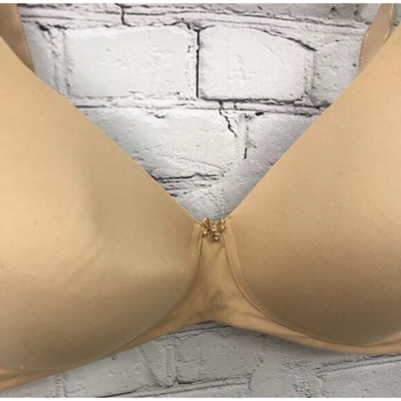 Soma Bra Womens 40D T-Shirt Embraceable Wireless Adjustable Strap Beige 072103 - Picture 3 of 9